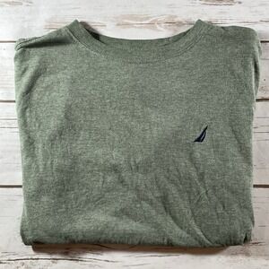 Boys Size Large 14/16 Nautica Short Sleeve‎ Hunter Green T-Shirt